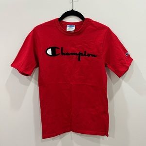 RED CHAMPION SHIRT